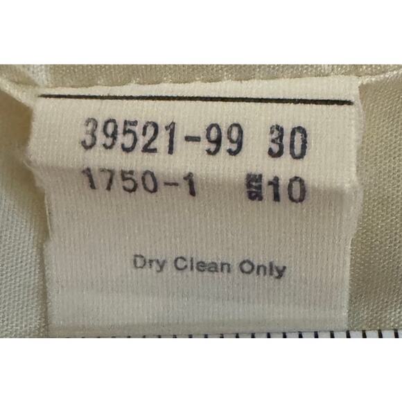 Vintage White Stag Bouclé Jacket Women’s Medium Made in USA Striped Retro Lined - Picture 5 of 12